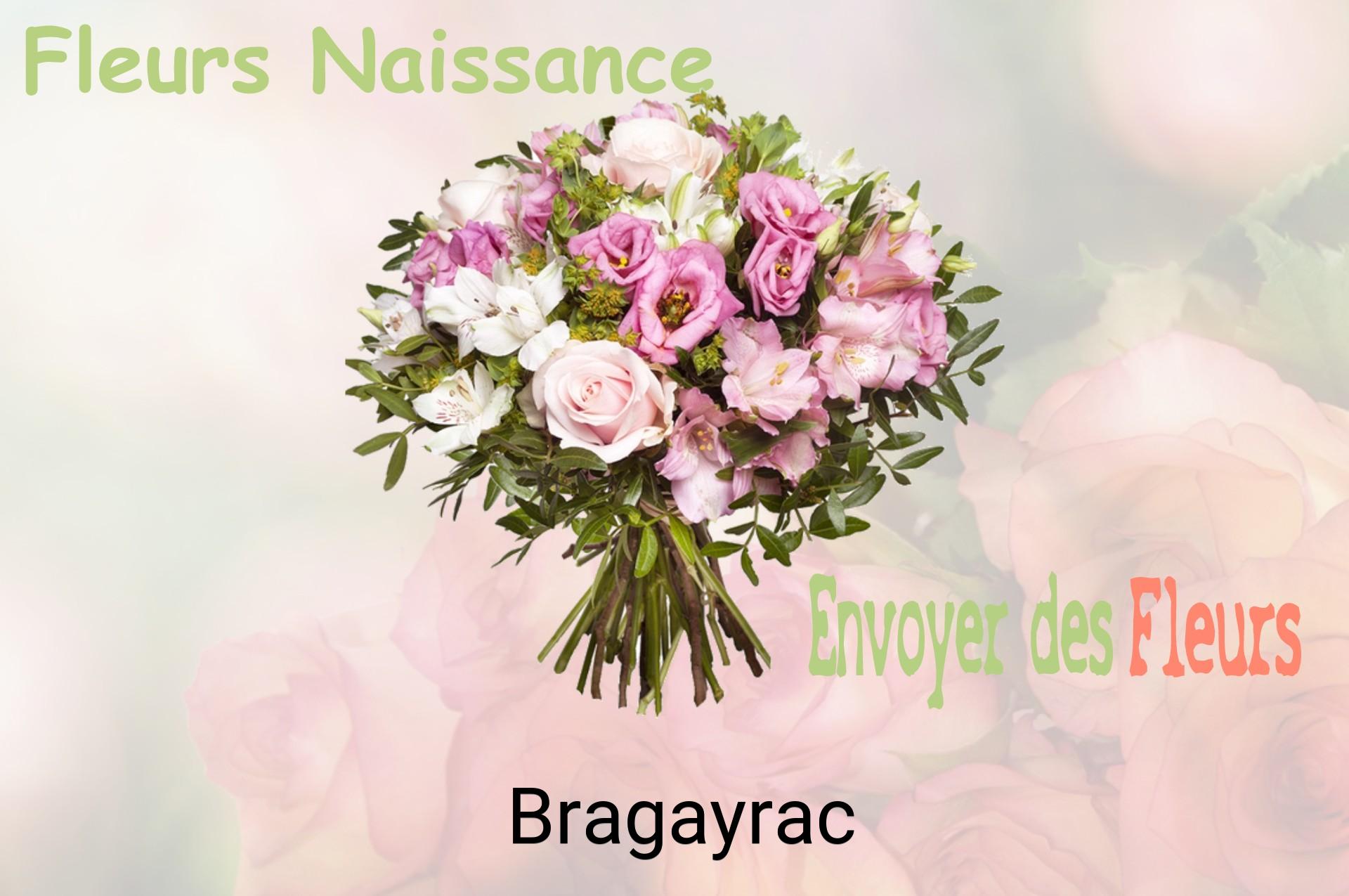 Bouquet de fleurs de naissance livré à Bragayrac